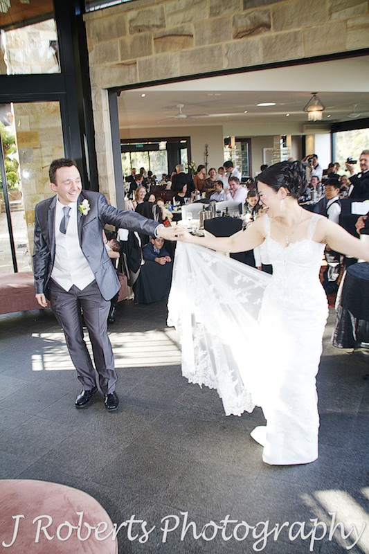 Couple dancing their first dance - wedding photography sydney